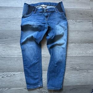 Isabel maternity skinny cropped jeans